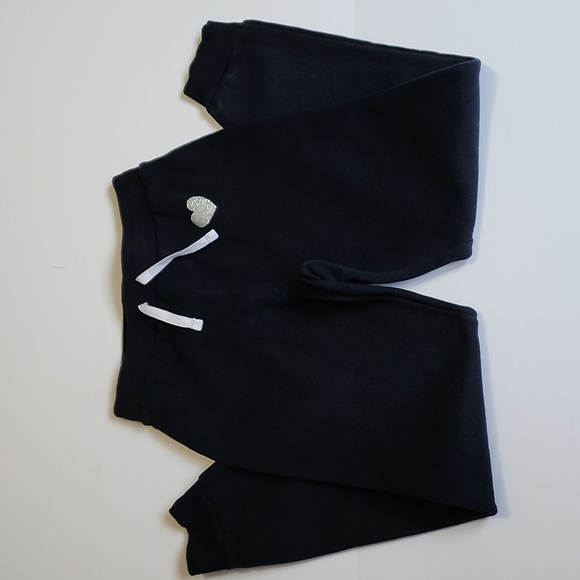 H&M Basics Dark Blue Heart Sweatpants - Picture 3 of 5